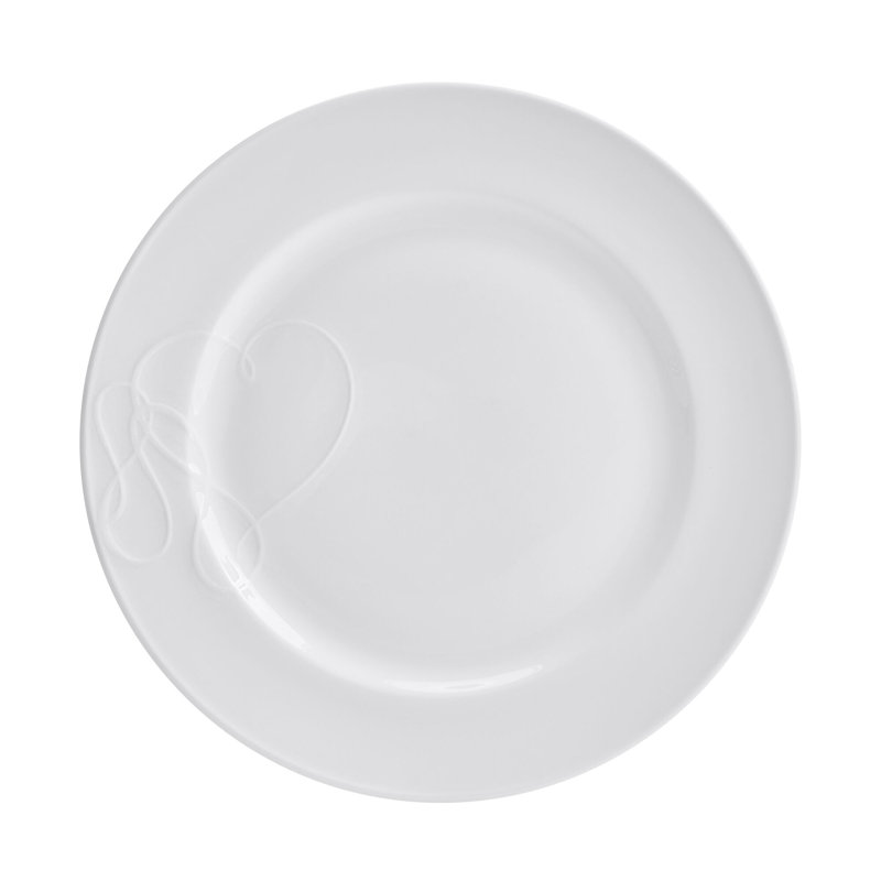 Love Story 18-Piece Lightweight Chip-Resistant Bone China Dinnerware Set, Service for 6