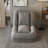 Upholstered Foldable Lazy Sofa Bed (Grey)-645626824
