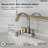 Centerset Bathroom Faucet with Drain Assembly, 2-handle Bathroom Sink Faucet-119315268