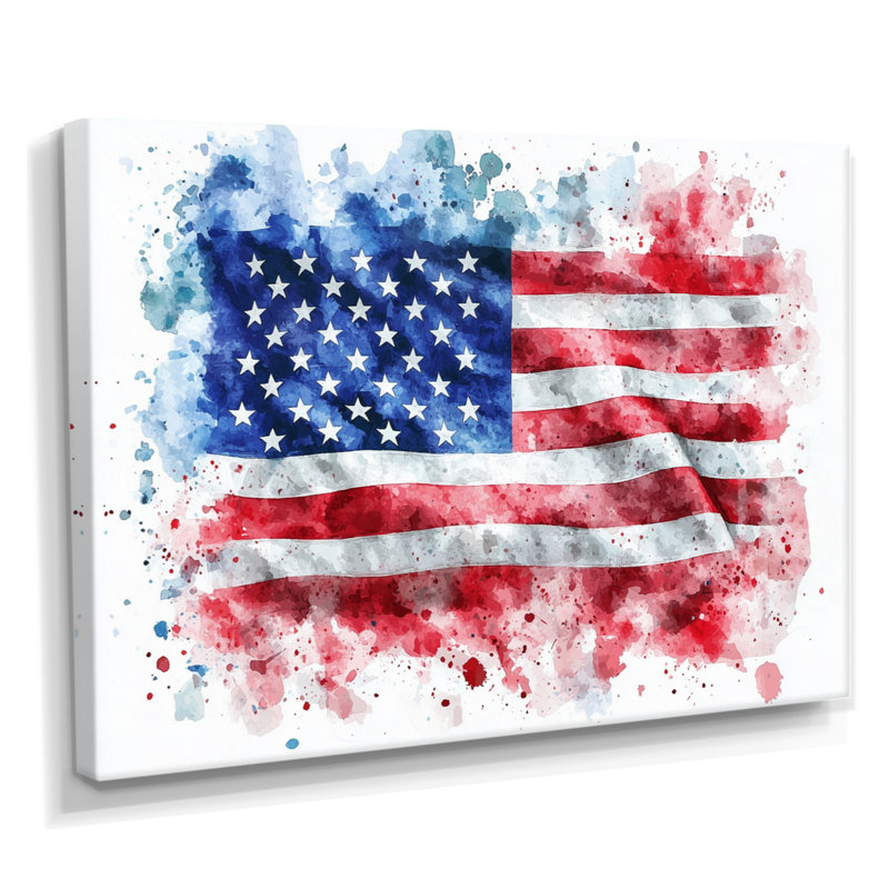 Lakie - États-Unis, art mural, H 12 po x l 20 po, Toile tendue, Ne s’applique pas