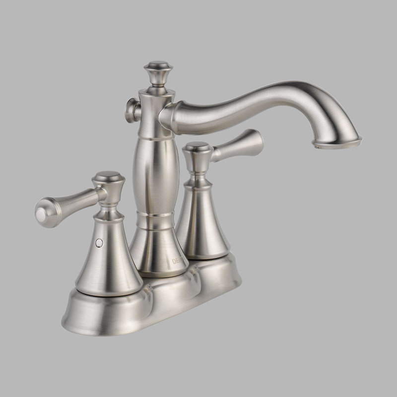 Cassidy™ Centerset Bathroom Faucet with Drain Assembly, Brilliance Stainless