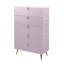 Commode haute brillance Gaines