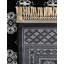 Tapis traditionnel Hinshaw noir et blanc-840257614