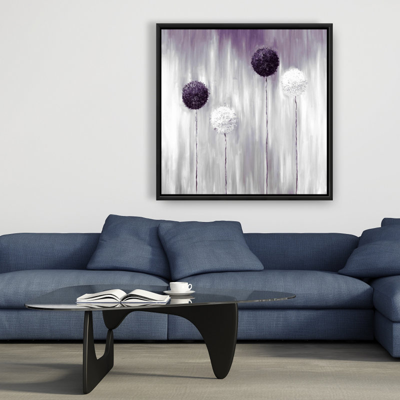 " Purple Allium Flowers "