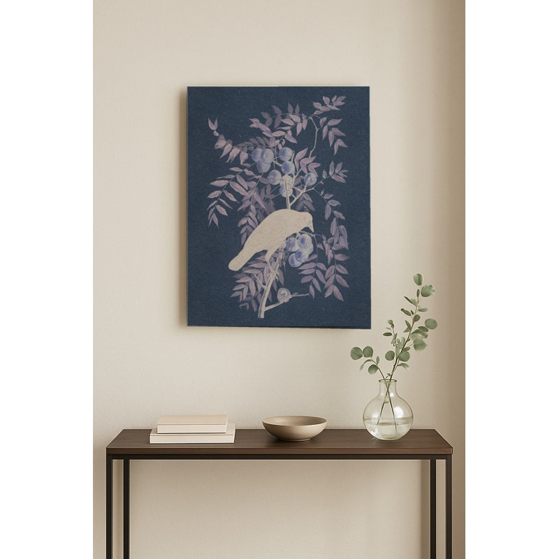 American Crow (Planche 156) Marine — Portrait en métal, 14" H x 11" W