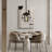 1 - Light Lantern Pendant Single Drum chandelier