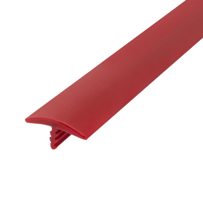 Outwater Plastic T Molding 13/16 In Wide Flexible Polyethylene Center Barb Tee Moulding 25 Ft Coil