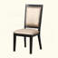 Ensemble de chaises de salle à manger 2 pièces Contemporary Espresso