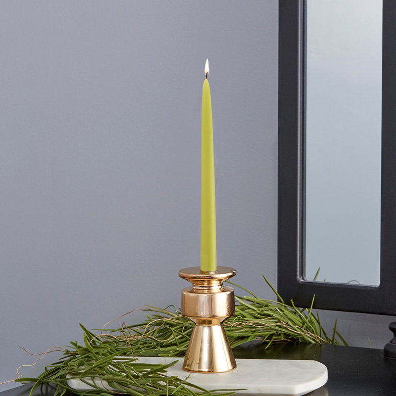Bougie conique non parfumée, Saule
