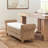 Anesty 56'' W Upholstered Flip Top Storage Bench with Solid Wood Legs and Segmented Pockets