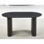 Table de salle à manger extensible avec pieds en métal, stable et idéale pour la salle de bureau