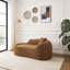 Canapé-lit moderne en chenille avec siège profond et 1 coussin-1301335280