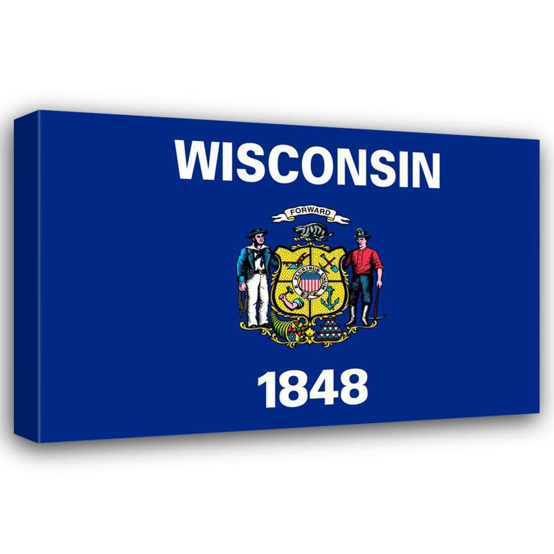 Wisconsin, H 12 po x l 18 po