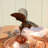 Hummingbird Birdbath with Wall Mount Bracket