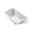 Underscore® 60" x 36" Soaking Acrylic Bathtub with Heater-1144951650