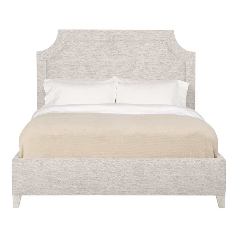 Audrey/Asher Upholstered Bed, Impala Linen, No, Casa Blanca