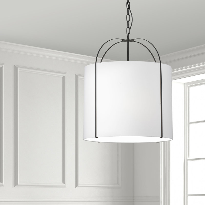 Luminaire suspendu 3 lumières Embelia, Noir