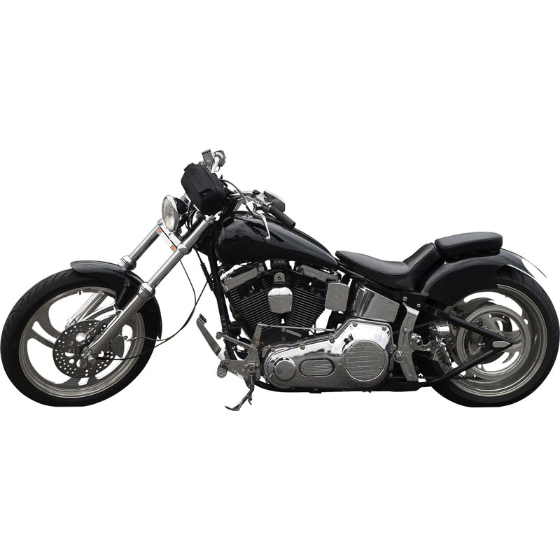 Motorcycle Non-Wall Damaging Wall Decal, 26.5" H x 60" W