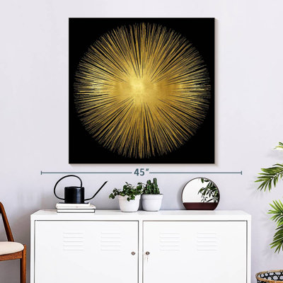 Avery Sunburst On Black I