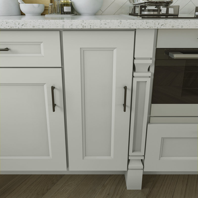 Armoire à épices Base, 12" W x 34.5" H x 24" D, Double shaker Laguna Grey