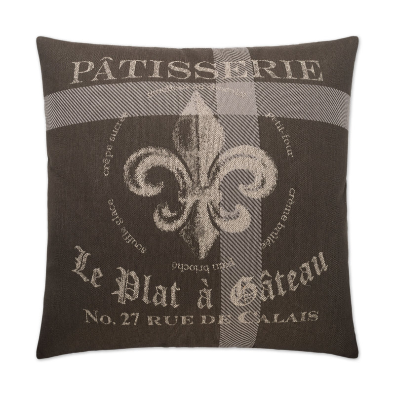 Patisserie Square Pillow Cover & Insert