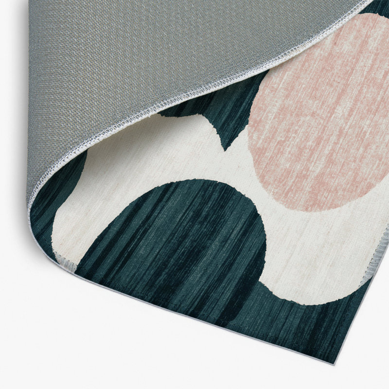 Watercolor Beige Indoor and Outdoor Area Rug, Rectangle 2' x 3'
