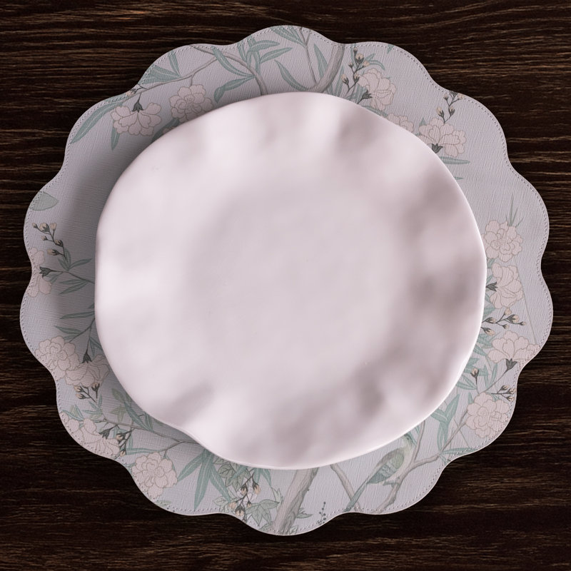 Vida Chinoiserie Reversible Round Placemats