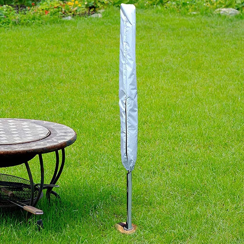 Outdoor Patio Umbrella Cover, Silver