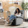 Velvet Recliner Chair,swivel Rocker Recliner,manual Swivel Chairs With Overstuffed Armsand Back,manual Ergonomic Rocking Recliner Chair For Small Living Room, Study, Rv
