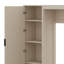 Grand lit escamotable avec rangement hydraulique et canapé, cadre mural pliable avec tablettes, tiroirs et éclairage DEL / USB-1357159611