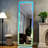 Full Length Mirror With RGB LED Light Floor Mirror Wall-Mounted, White-204512017