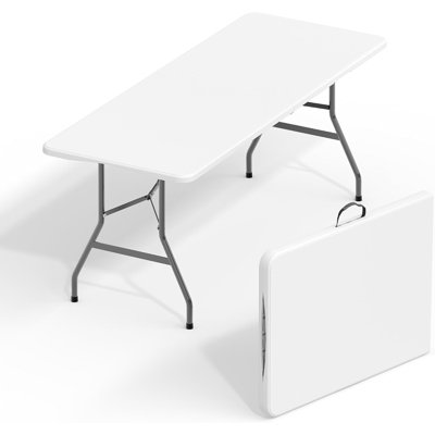 Table pliante portative 6 pi, avec poignée de transport