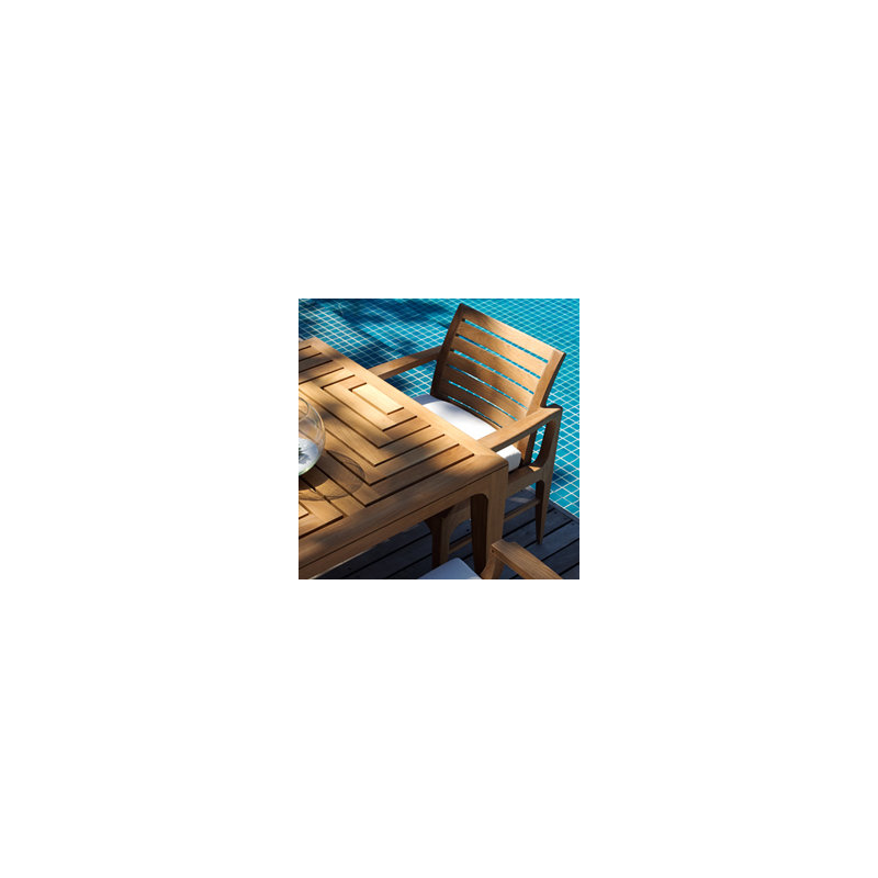 Limited 100 Outdoor Teak Dining Armchair