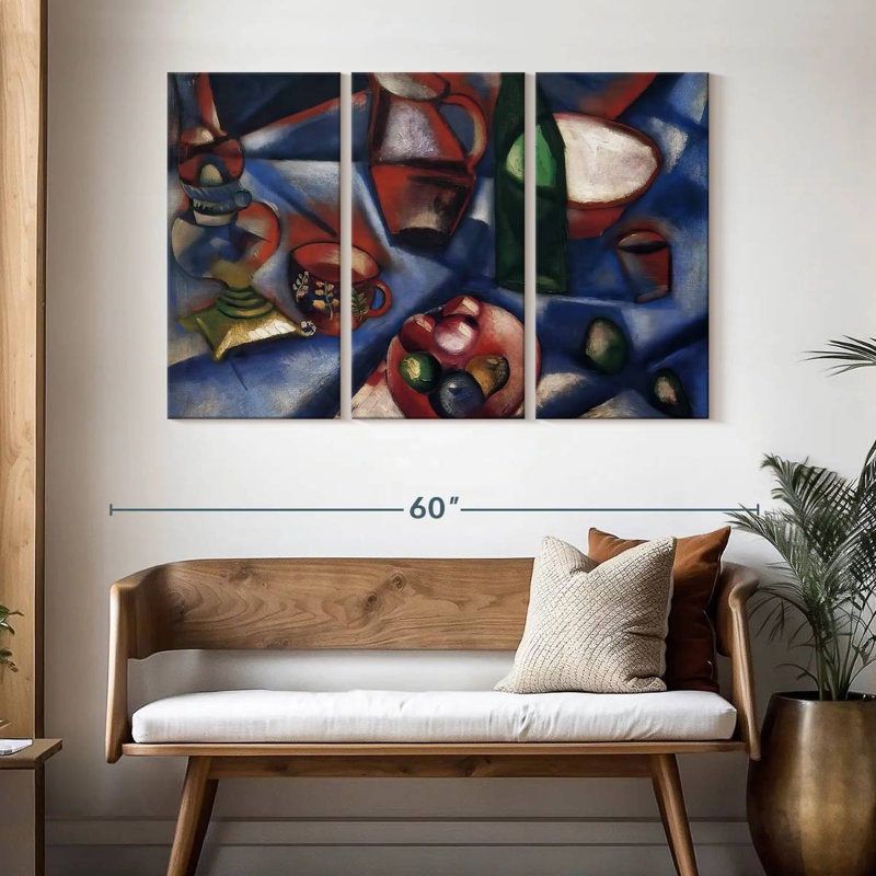 Nature morte 1912, H 32 po x l 50 po