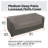Khalil Water-Resistant Deep Seated Patio Loveseat Cover-26518369