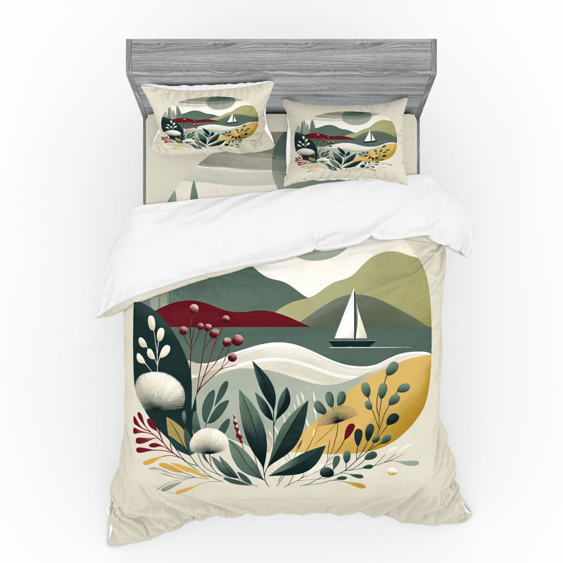 Polyester Not Solid Colour Duvet Cover, King Duvet Cover + 3 Additional Pieces