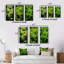 «Green Fern Fond», 3 pièces sur toile-1781112118-1781112119
