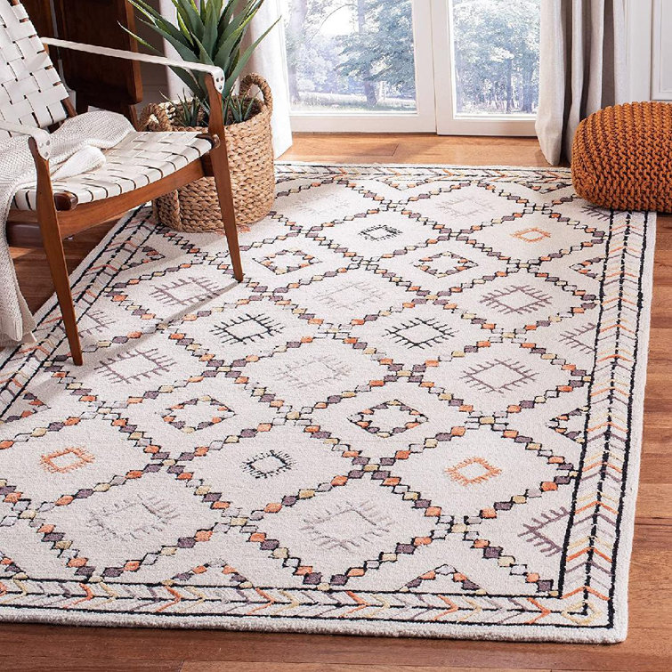 Tapis en laine touffeté à la main Derose