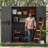 EHHLY Vertical Resin Storage Shed, 60 Cuft Garden Tool Sheds & Outdoor Storage, Plastic Outdoor Storage Cabinet Waterproof, 5.6 x 2.3 ft Backyard Outside Lawn Mower Storage Shed-114160484