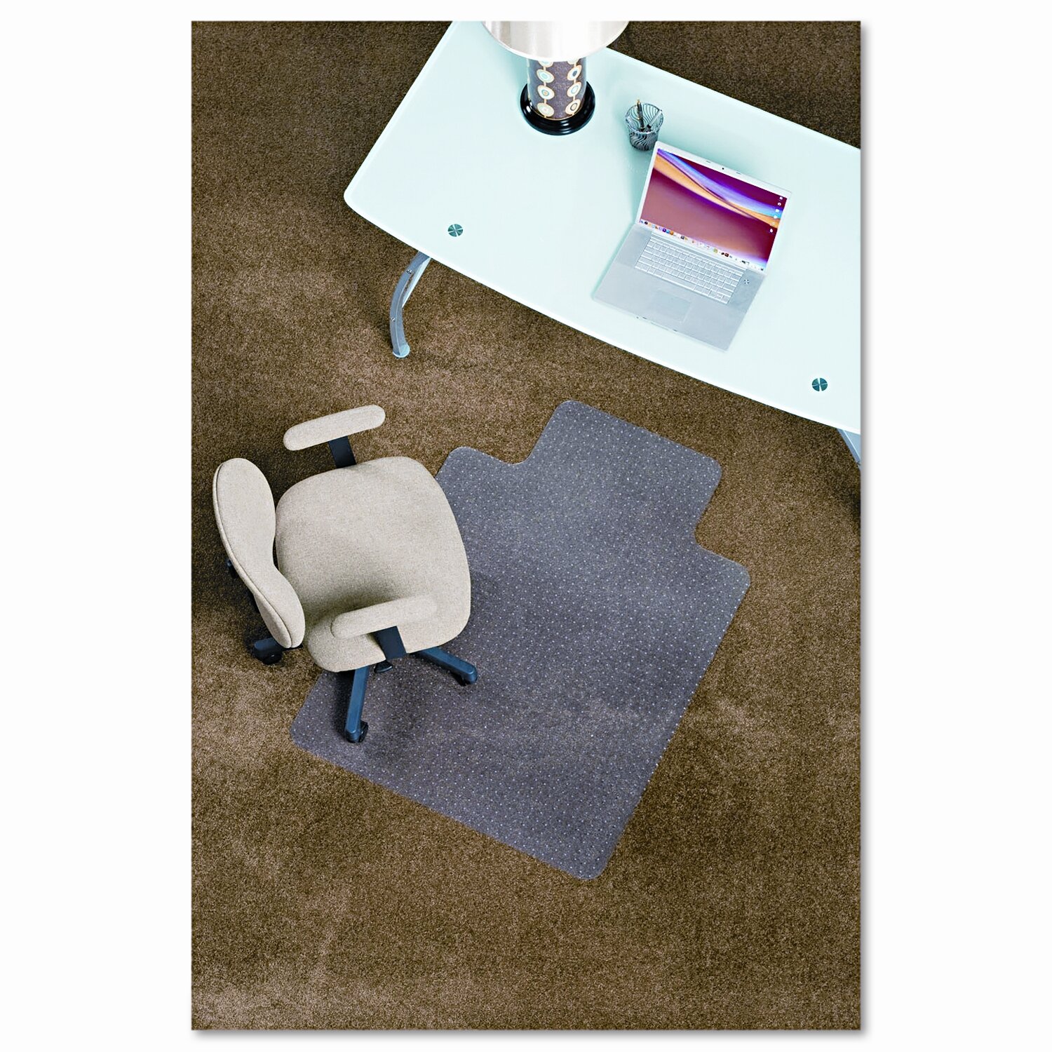 Ktaxon 36 x 48 Home Office Chair Pvc Floor Mat with Lip for