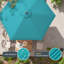 Parasol de marché hexagonal de 7,5 pi pour le marché, parasol de table d'extérieur avec bouton inclinable et manivelle, protection contre les rayons UV toutes saisons pour terrasse de jardin-1281615327