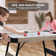 RayChee 48'' 2 -Player Wood Air Hockey Table with Digital Scoreboard