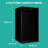 Koolatron Compact Fridge with Freezer, 3.2 Cu Ft, Black