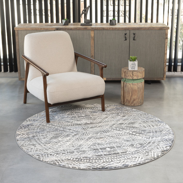 Tapis rond rond Aniyah