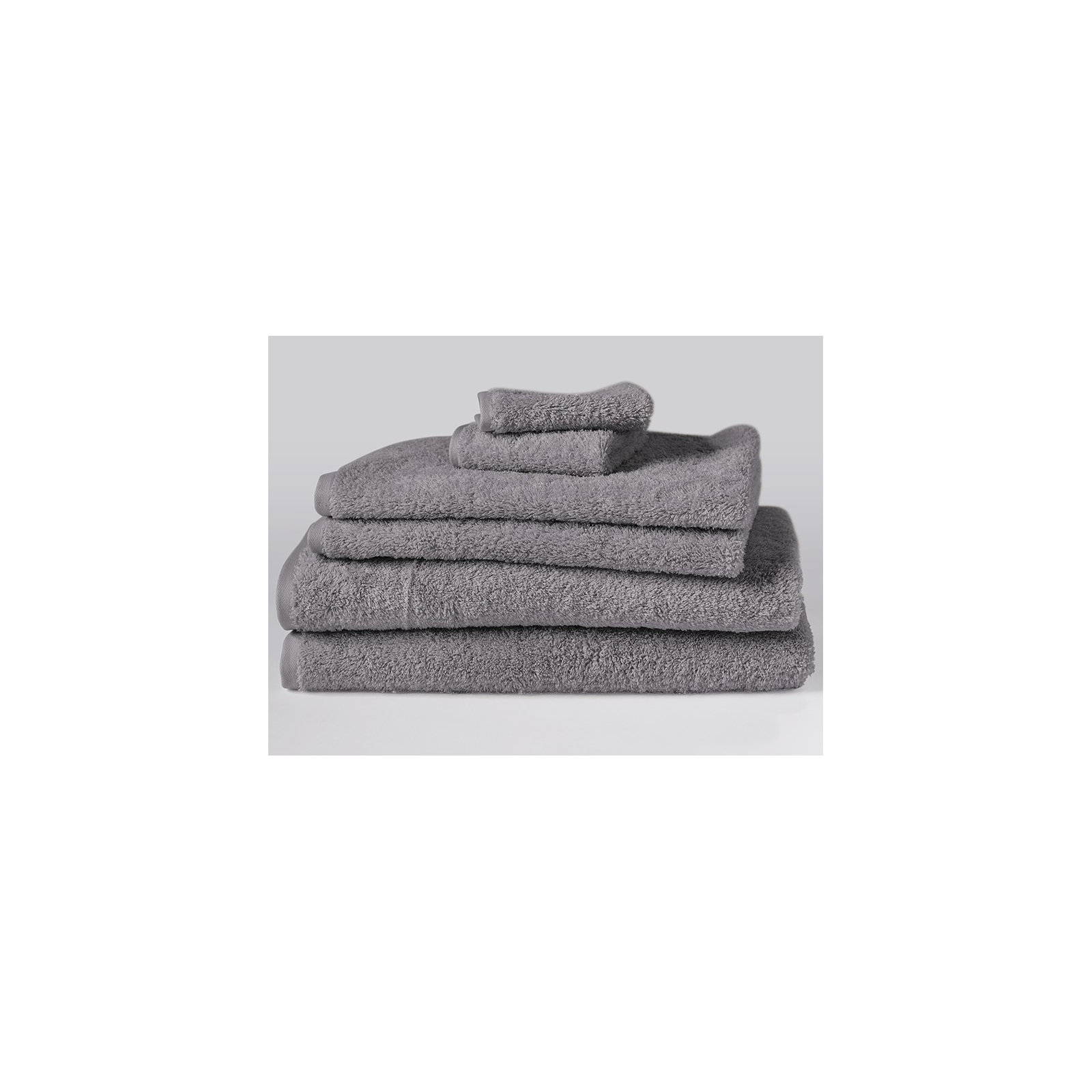 Cloud Loom Organic Bath Towel, Alpine White, 6 Piece Towel Set