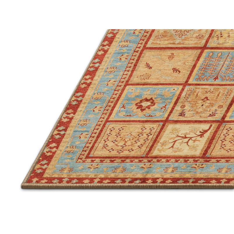 Abstract Indoor Rug, Rectangle 2' x 4'