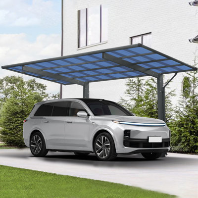 Abri d'auto extérieur, structure en métal pour abri d'auto simple