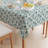 Square Tablecloth, 100% Cotton, 52X52", Fig Trees & Birds