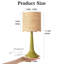Petite lampe de table en rotin-612944764