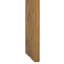 Console en bois de teck massif de 43,3 po x 13,8 po x 29,5 po
